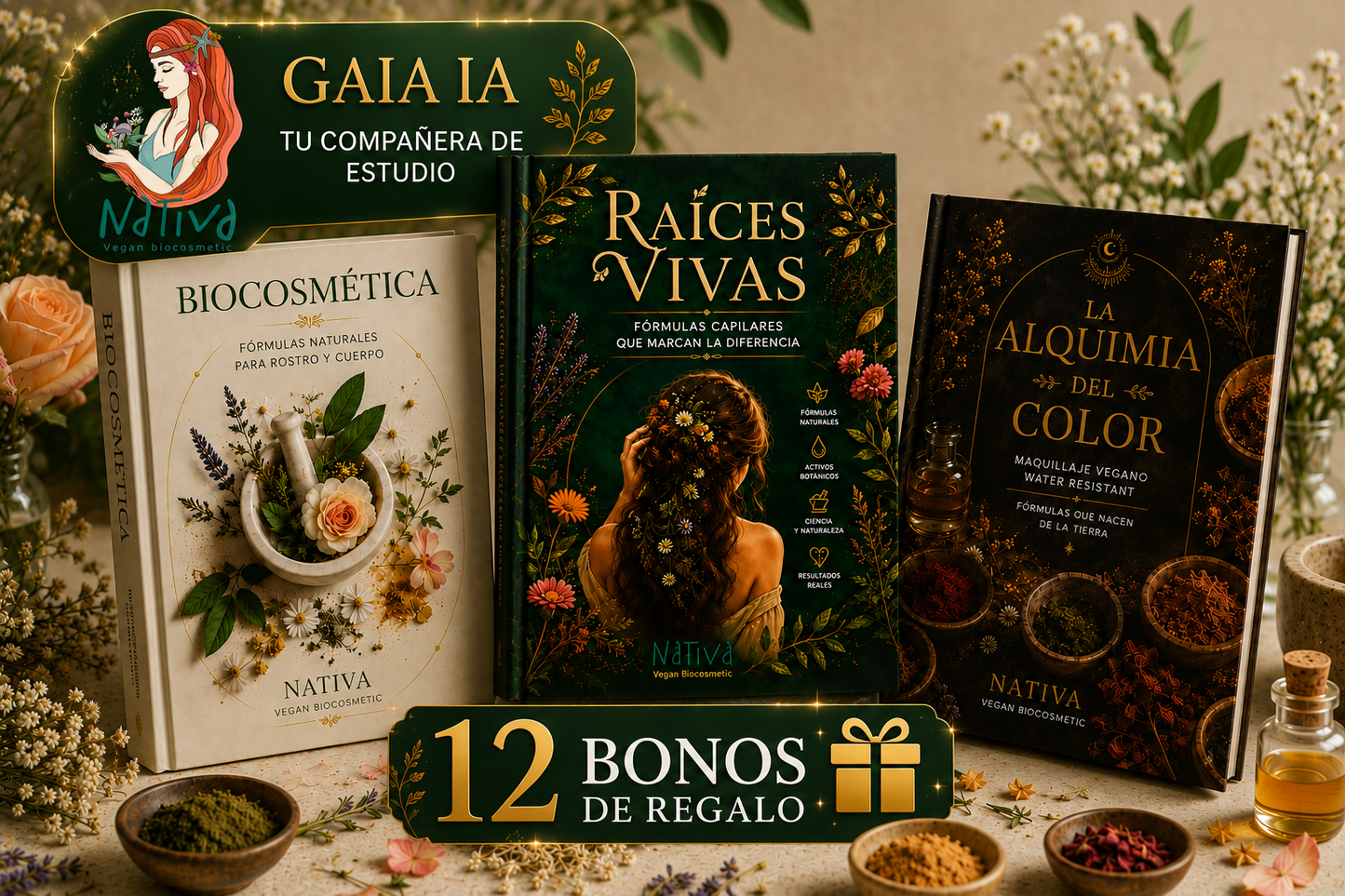 Trilogía NATIVA + 12 BONOS + GAIA IA